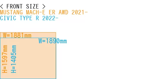 #MUSTANG MACH-E ER AWD 2021- + CIVIC TYPE R 2022-